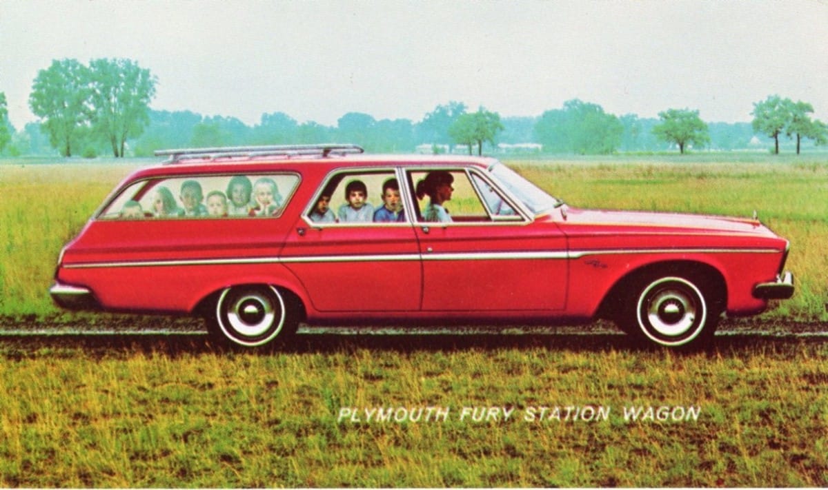 Vintage Ad: 1963 Plymouth Fury 10-Passenger Station Wagon