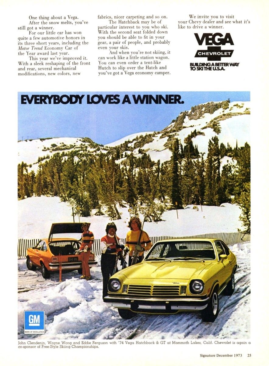The Vega was a winner in 1974: Thanks to the energy crisis and the fact that news of its many woes had not yet reached much of the public, sales [&hellip;]