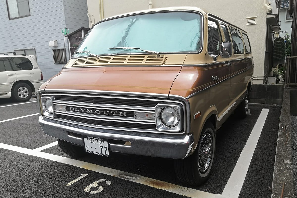 OK, full disclosure: I never figured the Voyager nameplate was this old. I also caught a relatively similar Dodge version of this van (even before I bagged this beaut, truth [&hellip;]