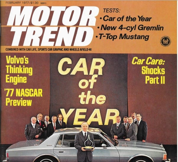 &nbsp; (first posted 10/13/2015)    Throughout the years, Motor Trend’s Car of the Year Award has had a mixed track record. With hindsight, some of their selections turned out to be [&hellip;]