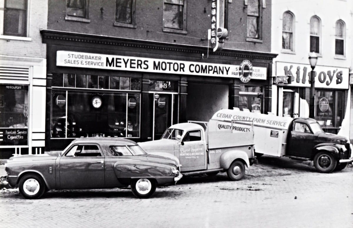 Meyers Motors—I remember them from Iowa City, but I’m quite sure they had moved out of this downtown location by the time we moved there in 1960. I remember going [&hellip;]