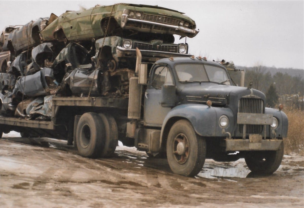 This was shot in York, PA in 1986. The Mack B Series looks to be well older than any of the junk cars it’s hauling off to the crusher. Can [&hellip;]