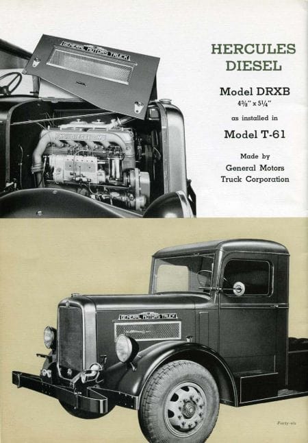 Truck History: 1939 GMC - First Year For The Legendary "Jimmy" Detroit Diesel -- It's Still Being Built 85 Years Later 28 GMC 1930s Truck T 61 hercules diesel