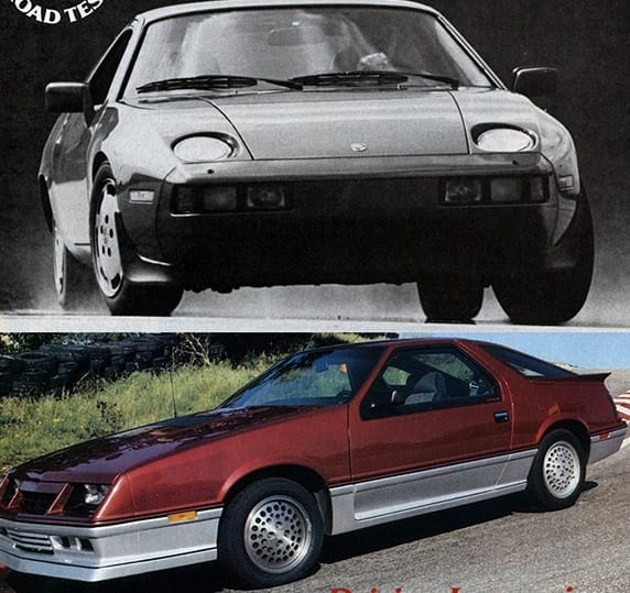 Vintage R&T Road Tests: 1983 Porsche 928S and G-Body Laser/Daytona (first posted 1/22/2016) Here’s another double feature from R&T’s 1983 July issue, this time of two sports cars.