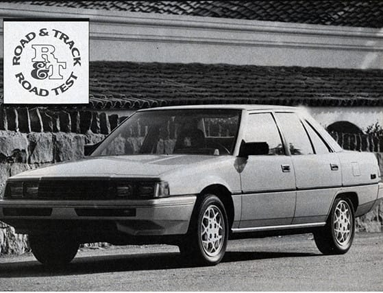 Vintage R&T Road Test: 1984 Mitsubishi Galant (first posted 1/28/2016) The future is here; Computer-Controlled Suspension.