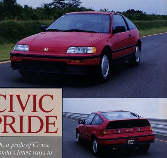 Vintage R&T Preview: The New 1988 Honda Civic Family (first posted 2/25/2016) Civics in all shapes and forms occupy this article, previewing 1988 all-new models.