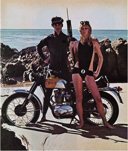 (first posted 3/10/2012)   Yes, sexy girls played a major role in BSA ads in the late sixties (we’ll have to do a survey of them sometime), but in this [&hellip;]