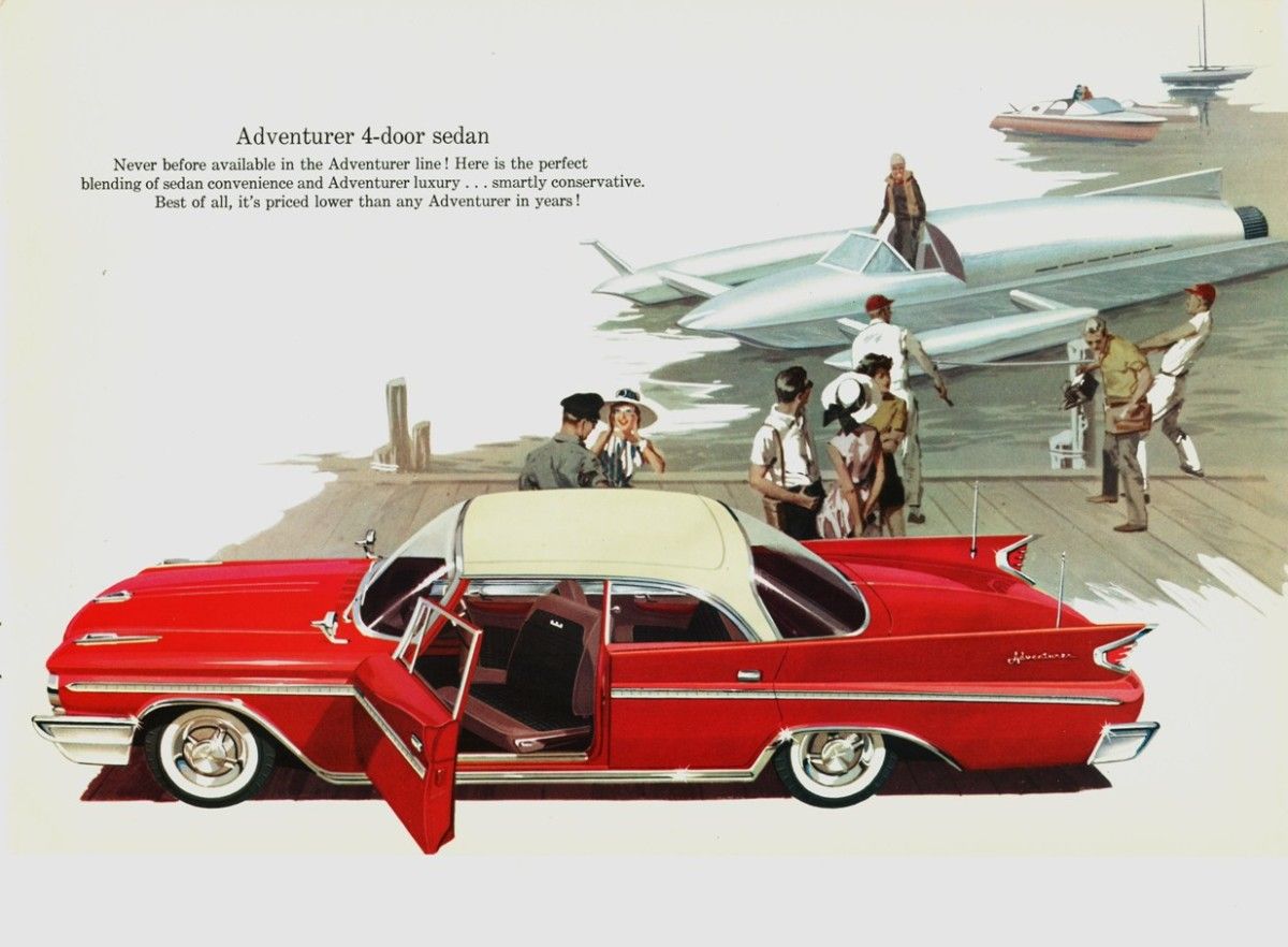 The Adventurer is nice and all, but my eyes gravitated to that boat. It looks to be jet propelled, although there’s no visible air intake for its engine. Minor detail… [&hellip;]