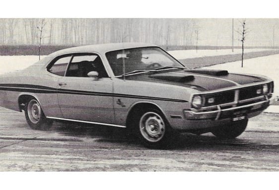 &nbsp; (first posted 4/22/2016)    In spite of the fiendish (and controversial) name, most Dodge Demons were quite benign machines, as epitomized by this “little old lady from Pasadena” survivor, likely [&hellip;]