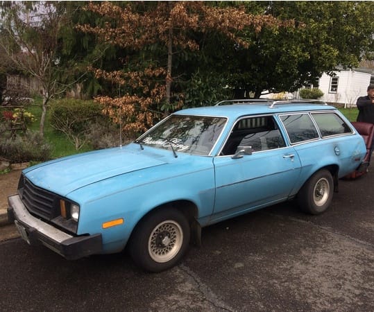 (first posted 4/13/2016)    As we were heading off for our afternoon walk, a couple of blocks down the street I spotted a blue Pinto wagon in front of a duplex. [&hellip;]