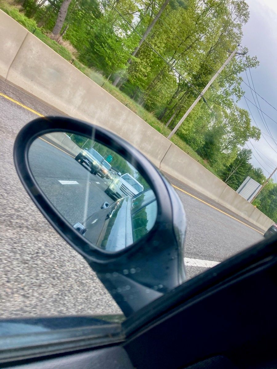 On a drizzly morning drive into Boston last week, I spotted strange headlights advancing in the left lane.  Hummmmm…this isn’t something I see every day.