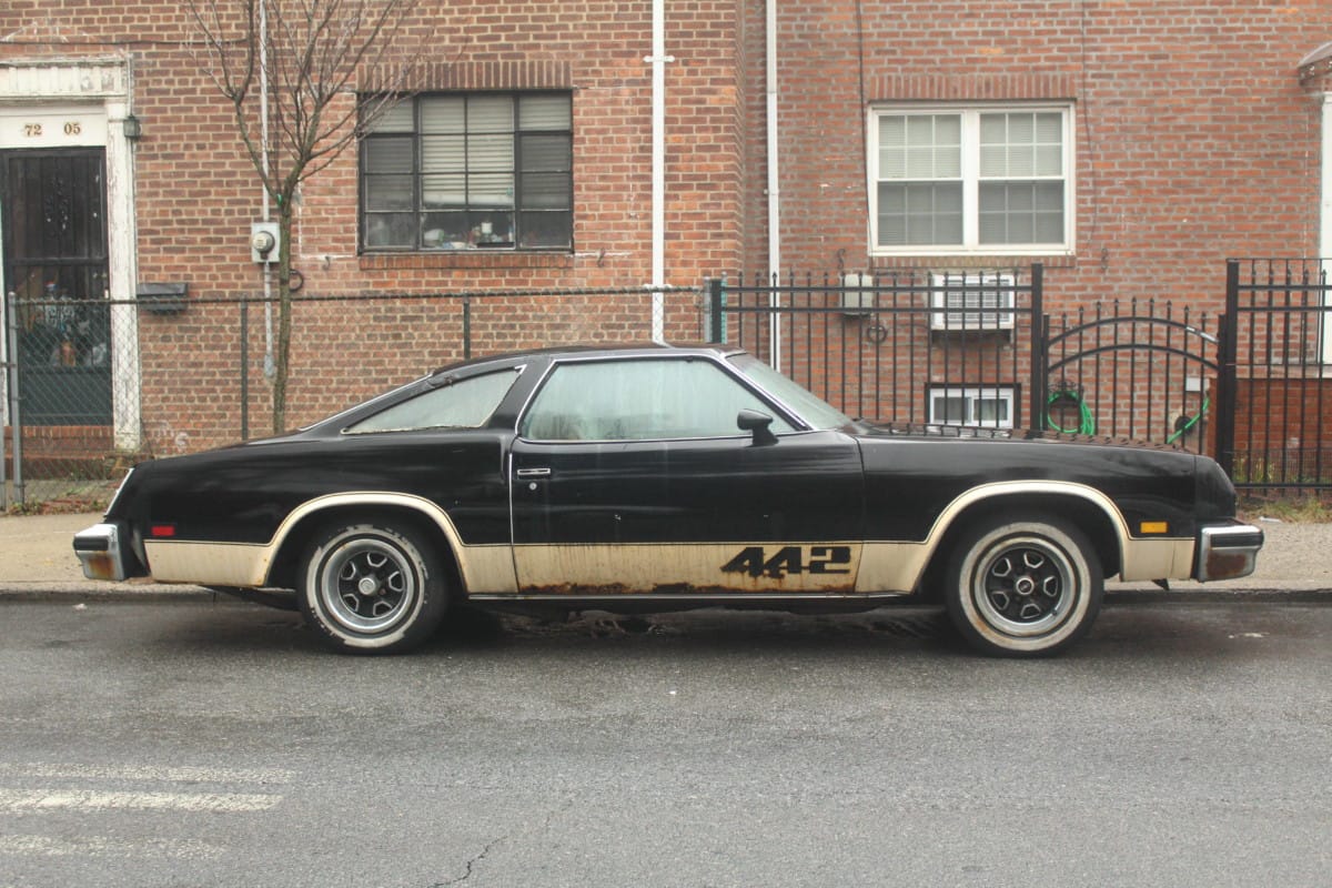 I continue to improvise on a theme of jalopy. There’s a short street near my apartment building, just a block long, on which this particular 1977 Oldsmobile Cutlass  442 was [&hellip;]