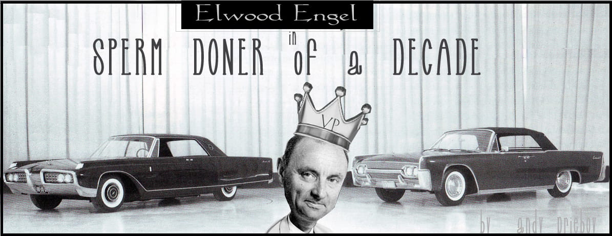 Andy made a series of cartoon panels on his personal theory of Elwood Engel’s Revenge: After being passed over for the Ford Design Vice Presidency, Elwood Engel took revenge by [&hellip;]