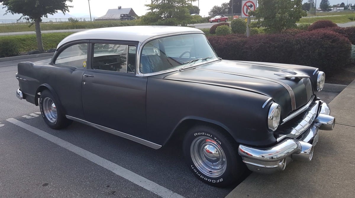 posted by nifticus  We’ve done gobs of Canadian Cheviacs, but never a tri-fiver (’55-’57). This is then a ’56 Chevy wearing some Pontiac-specific body parts, like the front and rear [&hellip;]
