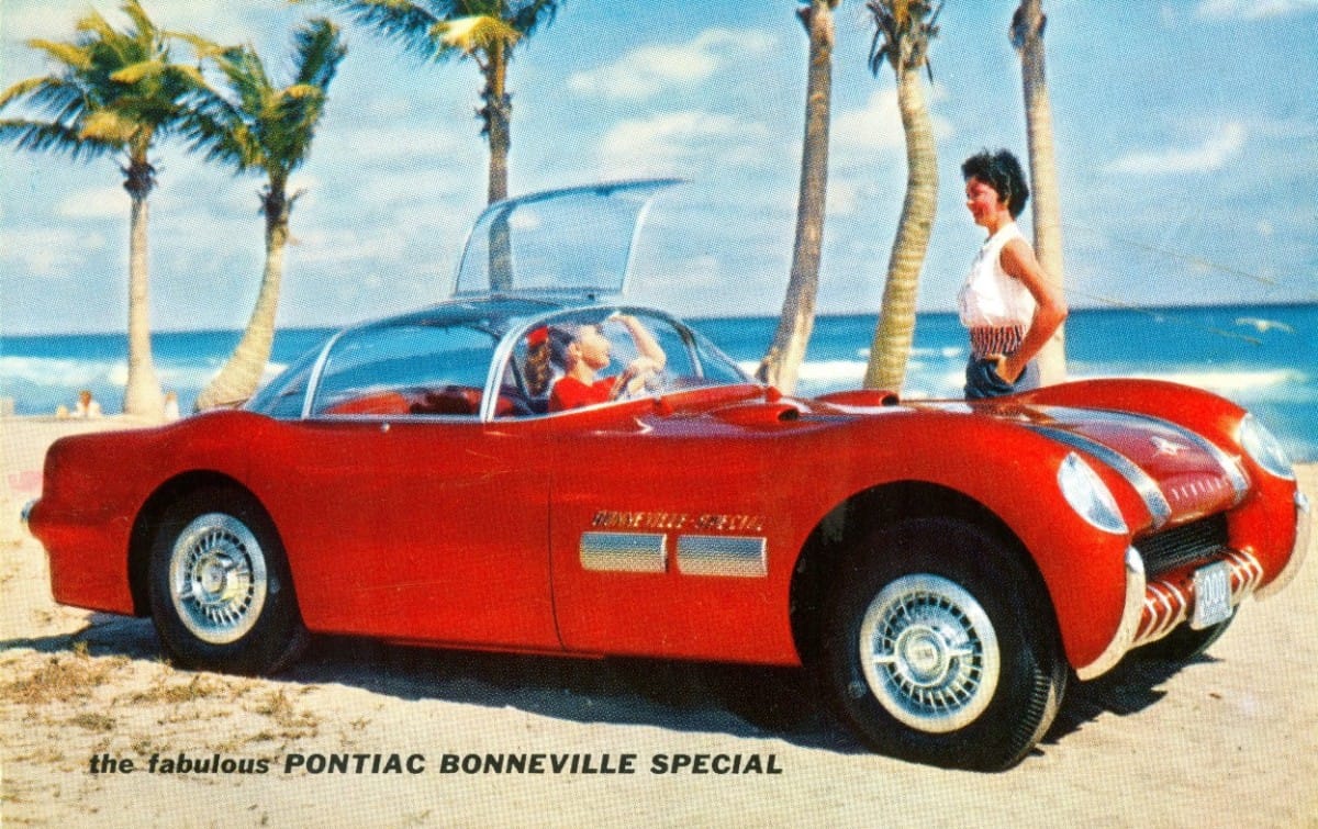 Poor Pontiac; until it’s superb new ohv V8 arrived in 1955, it was saddled with a flathead inline eight that dated back to…at least 1930 or so. But Corvette envy [&hellip;]