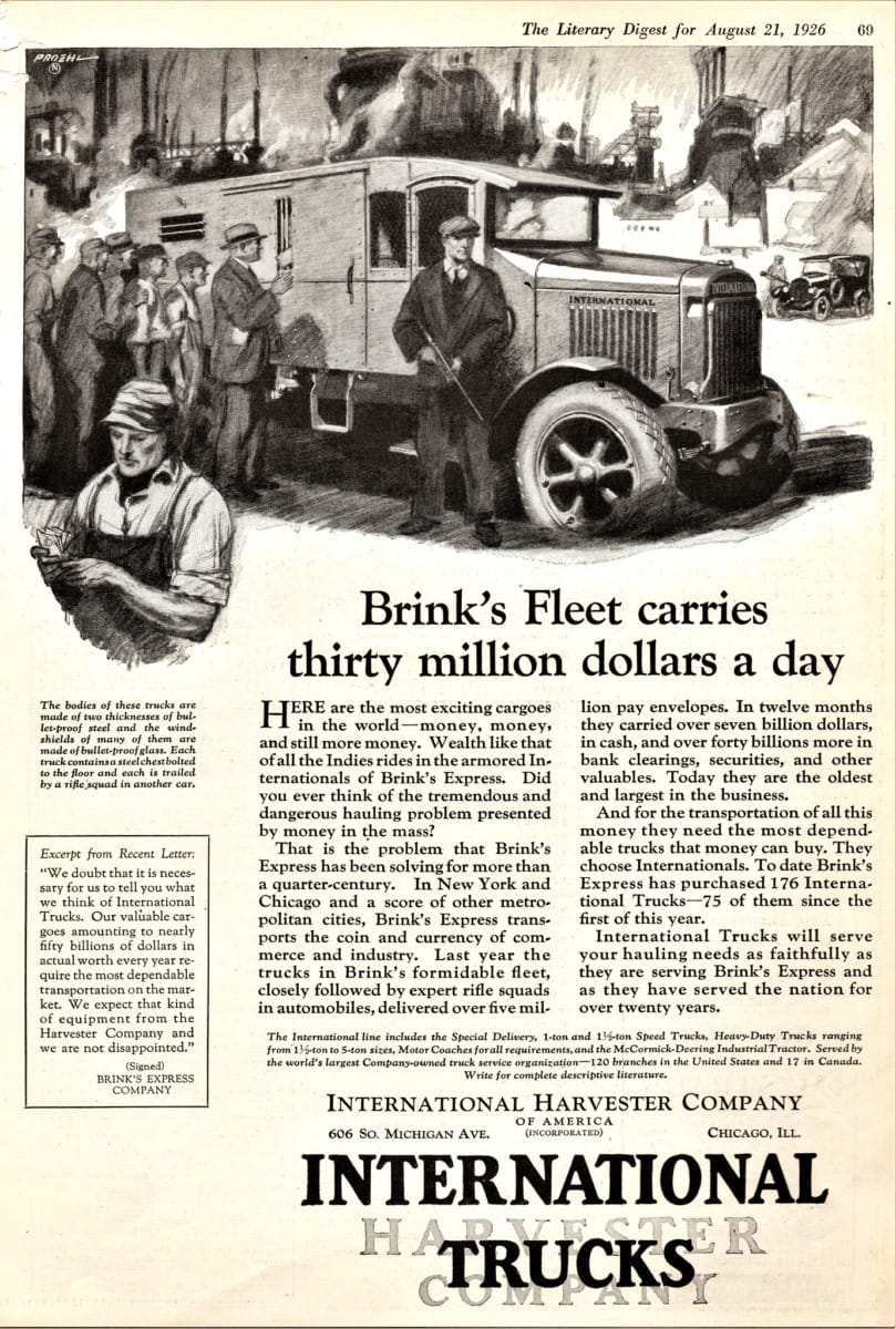 I hadn’t really ever thought about how crucial armored trucks like Brink’s were back in the day when everyone got paid in cash. I used to get paid in cash, [&hellip;]