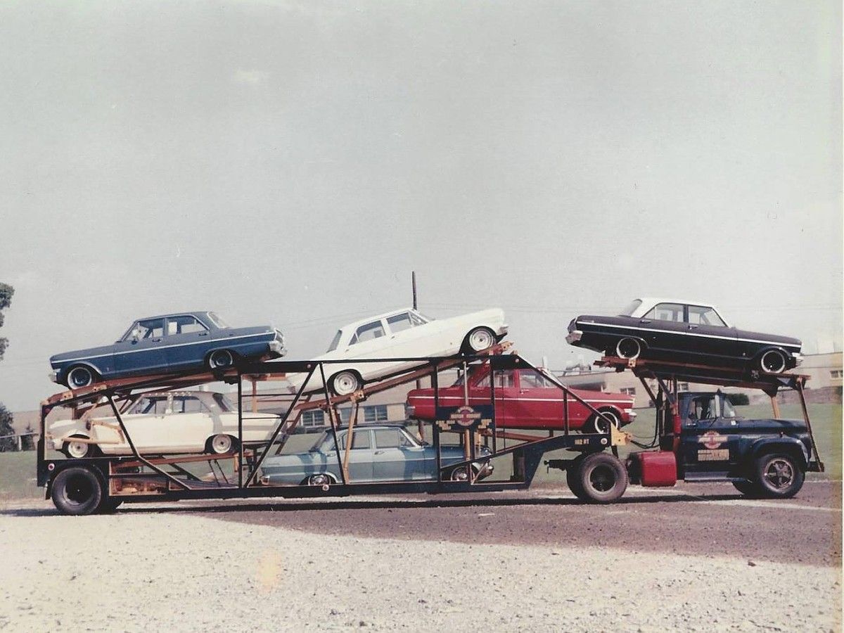 This shot is identified as a “new lightweight Stuart trailer”. Was it built especially to haul the new lightweight compacts like the Chevy II and Corvair? Or could it haul [&hellip;]