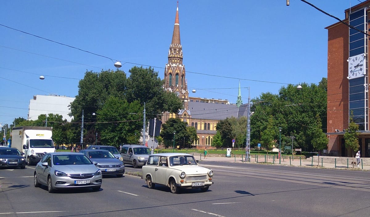 Roshake77 posted several Trabants still on the streets in what I assume is Budapest, including this wagon on the go. Like so many cars from the 60s or so, it [&hellip;]
