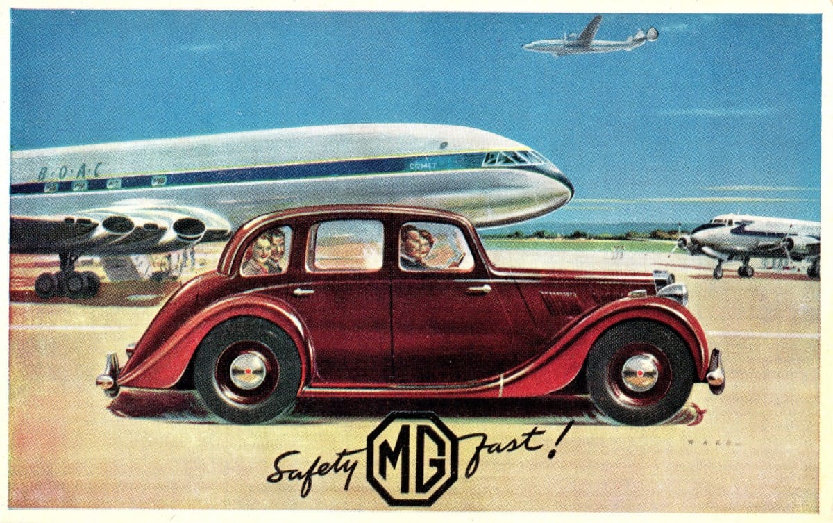 I’ve seen a few of these type of renderings from the UK in this era, with frumpy cars that look to be relics from the 1930s posed in front of [&hellip;]