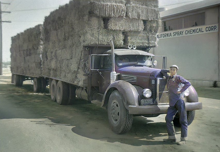 I love old truck photos, but they’re always better when there’s a driver in the shot too. This guy has quite a pose too; somewhere between proud and bored. Proud [&hellip;]