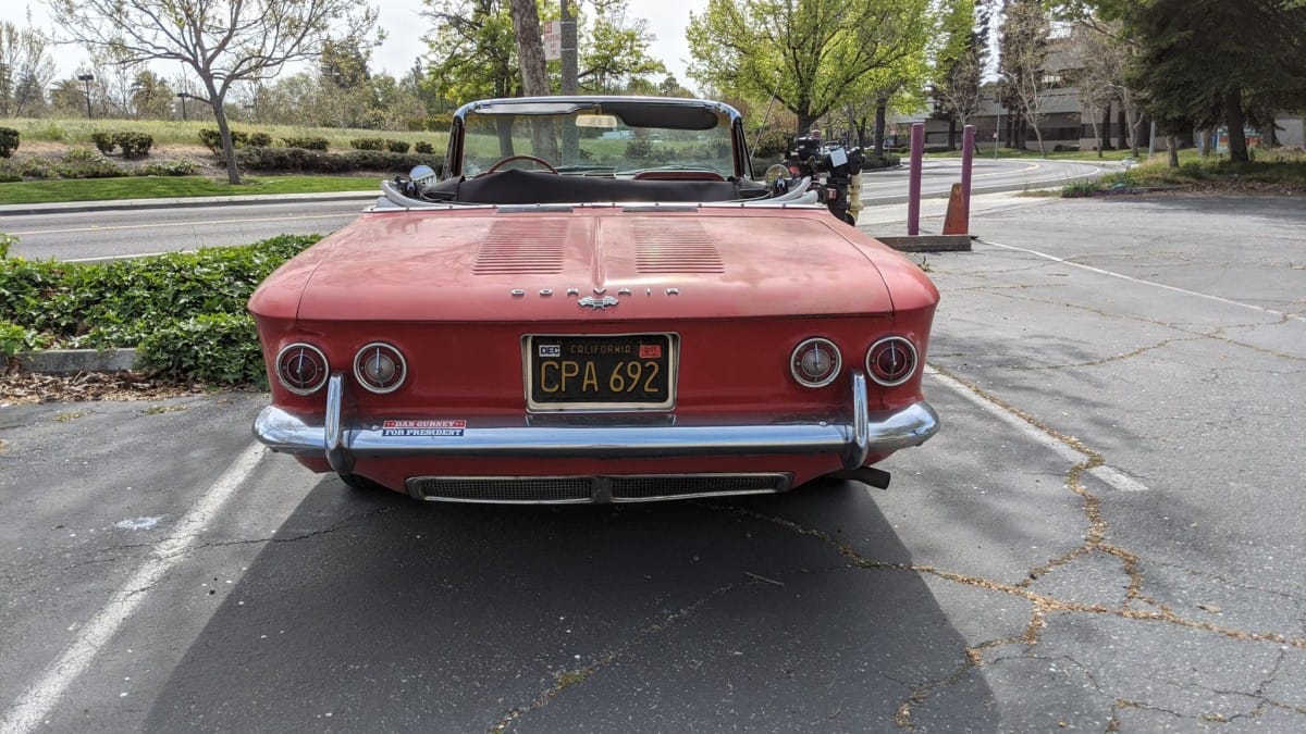 Here’s a guaranteed way to get your Cohort posting to be posted at CC: do as William Garrett did and find a gen1 Corvair, like this fine ’63 Monza convertible. [&hellip;]