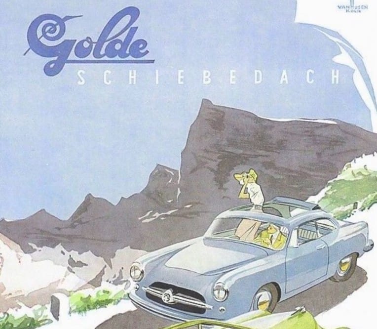 The germination for our next trope came from some comments made on my sliding sunroof history post a while back. To draw attention to the then-new sliding sunroof, advertisers would [&hellip;]