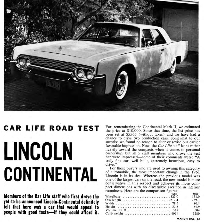 The ’61 Lincoln was a game-changer, a term I don’t like to use lightly. It instantly made all of the late-’50s excess-mobiles look utterly dated and silly.  Its impact on [&hellip;]