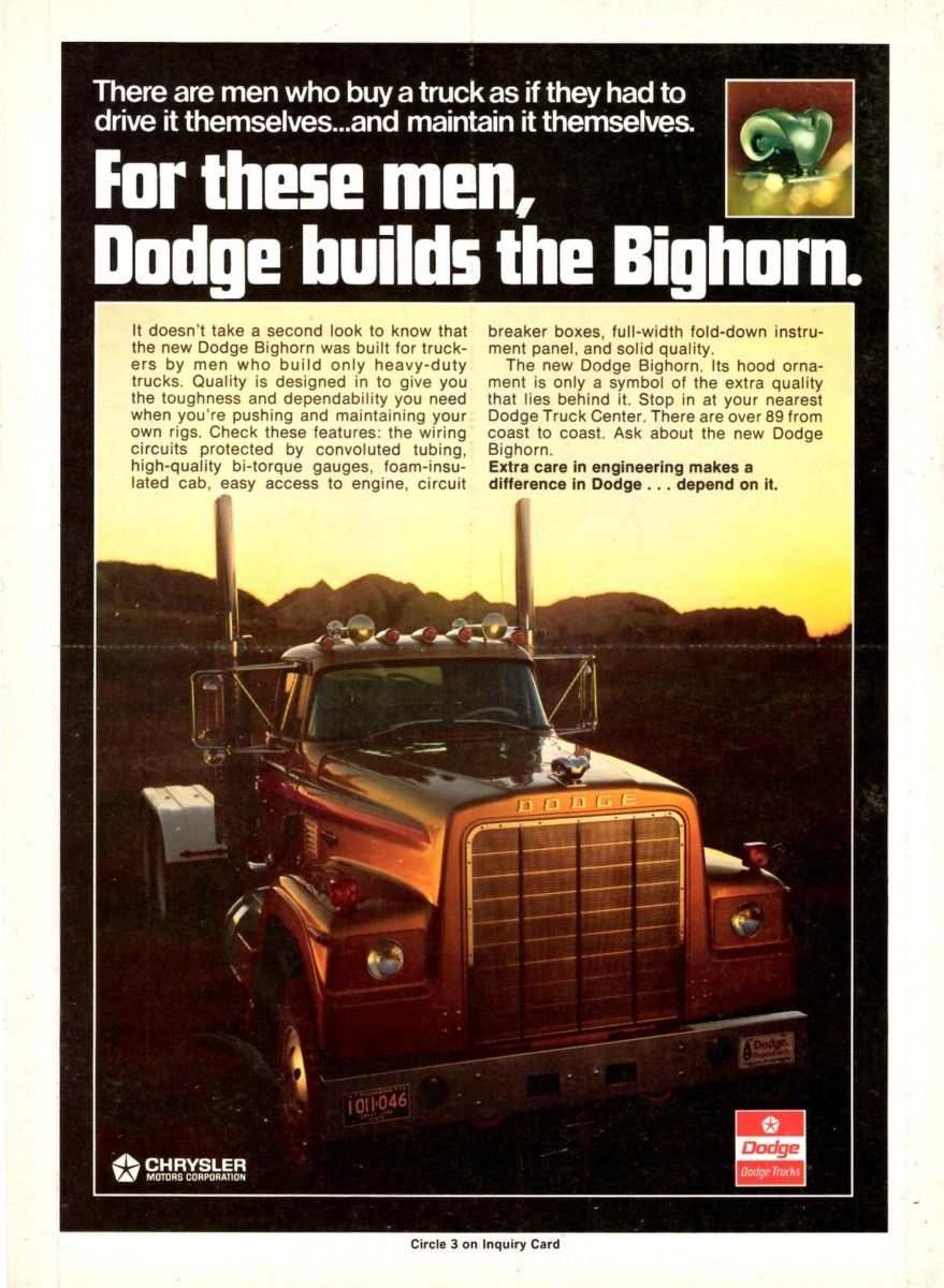 We’ve paid our big tribute to the Bighorn here, but this is the first time I’ve run across an ad for it. Obviously the target was not the large fleet [&hellip;]