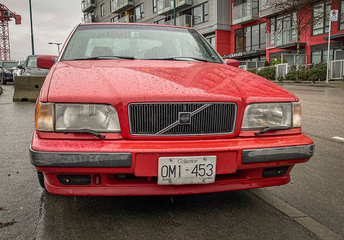 1993 Volvo 850 GLT – Brick, Red Hey, look; it’s a first-year 850. And it’s eligible for those collector licence plates on it because that first year was three