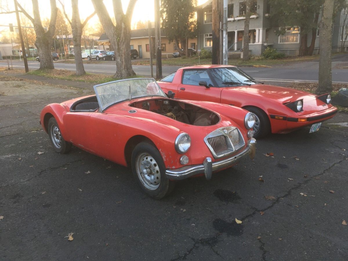 I couldn’t resist these two sitting behind the Sports Car shop, awaiting further ministrations in their service department. The MGA seems to be in greater need than the RX-7, and [&hellip;]