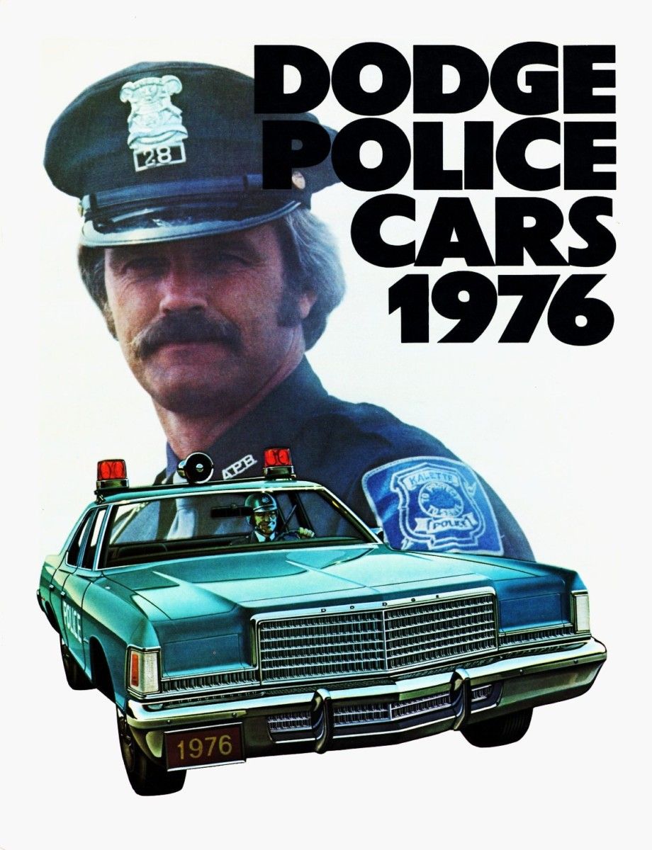 Vintage Ad: 1976 Dodge Monaco Police Car – When Cop Cars Had Hidden Headlights And Cops Had Long Hair Two major seventies fads in one ad!