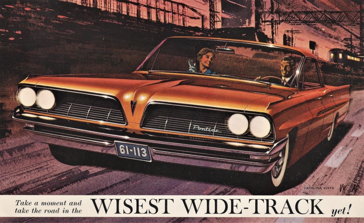 I can’t ever argue with a Art Fitzpatrick and Can Kaufman rendering, especially a wide-track Pontiac (their specialty). But the text? How is this the “wisest wide-track yet”? Am I [&hellip;]
