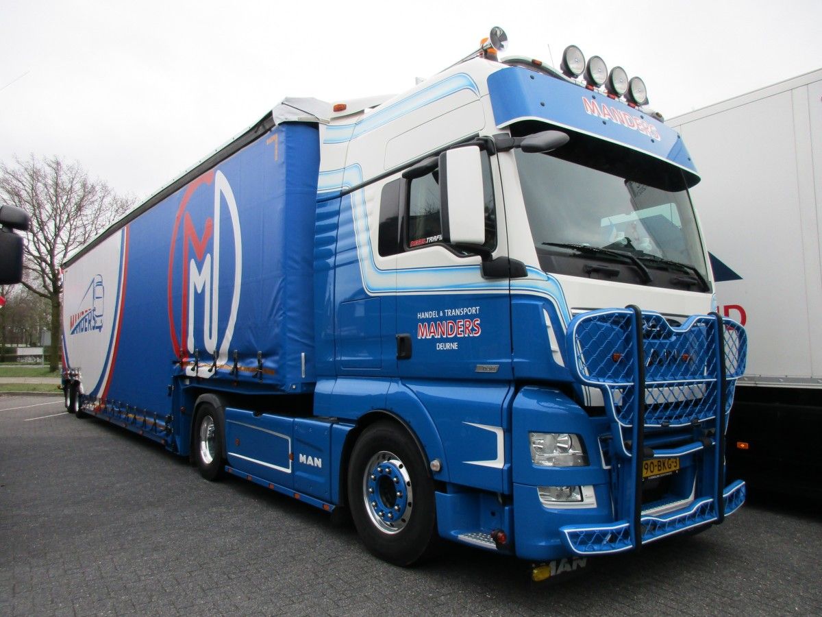 Manders - MAN TGX tractor and Meusburger semi-trailer - 1