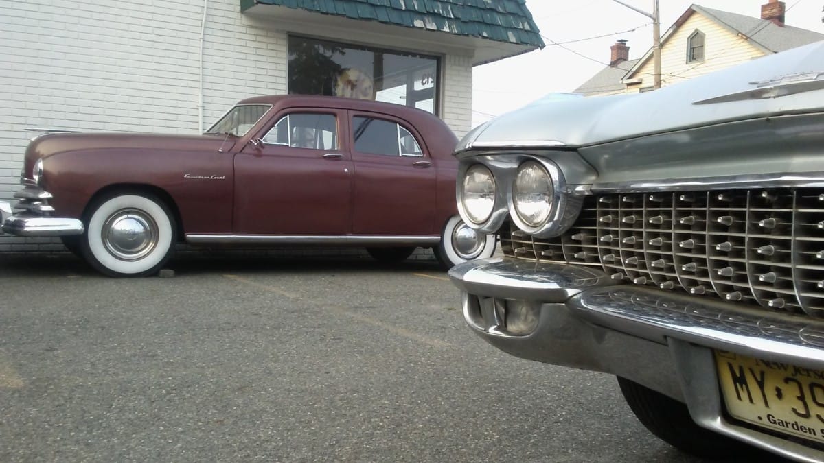 The local repair shop has quite a few old beauties parked out front…