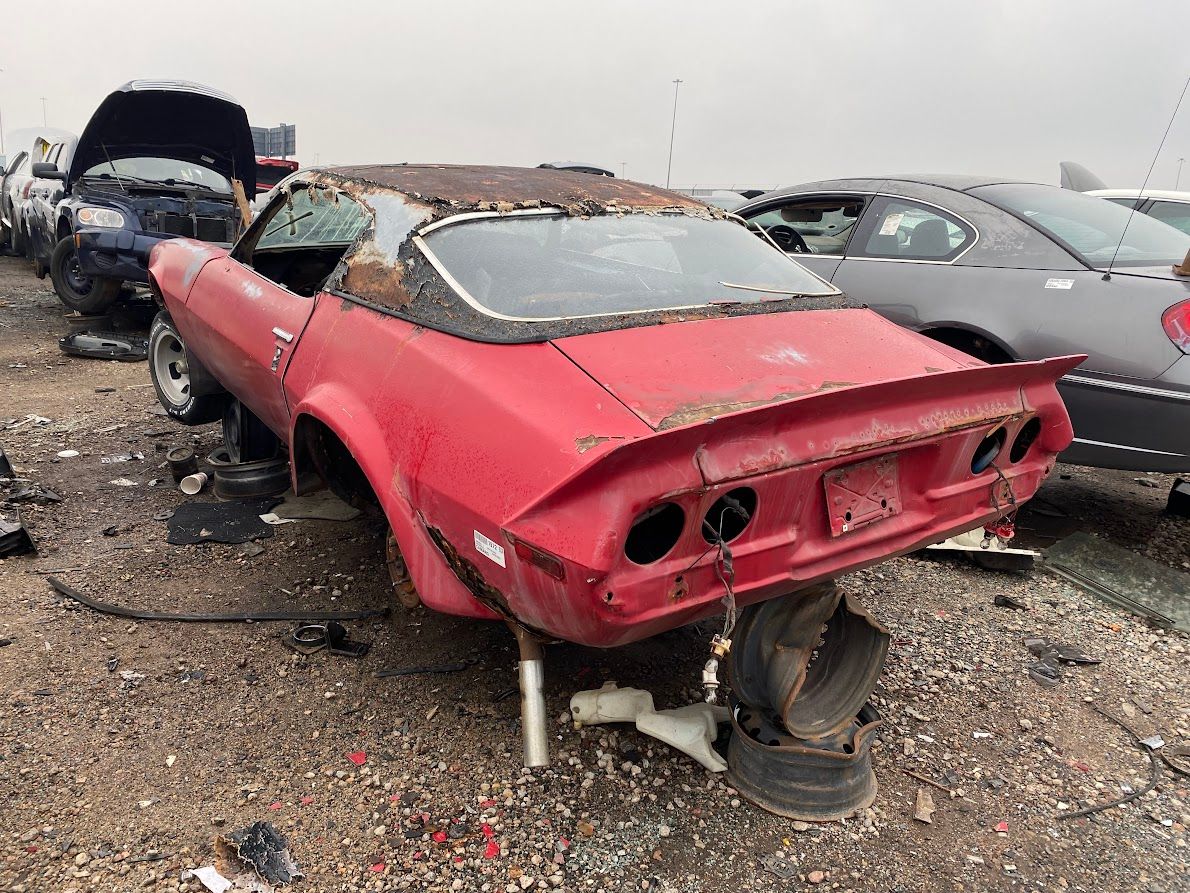 Well, one, anyway; this one.  A (presumably) once-cherished Chevrolet Camaro Sport Coupe, probably lovingly specced out from the brochure; custom-ordered, and waited for with tingly anticipation.  Or just bought right [&hellip;]