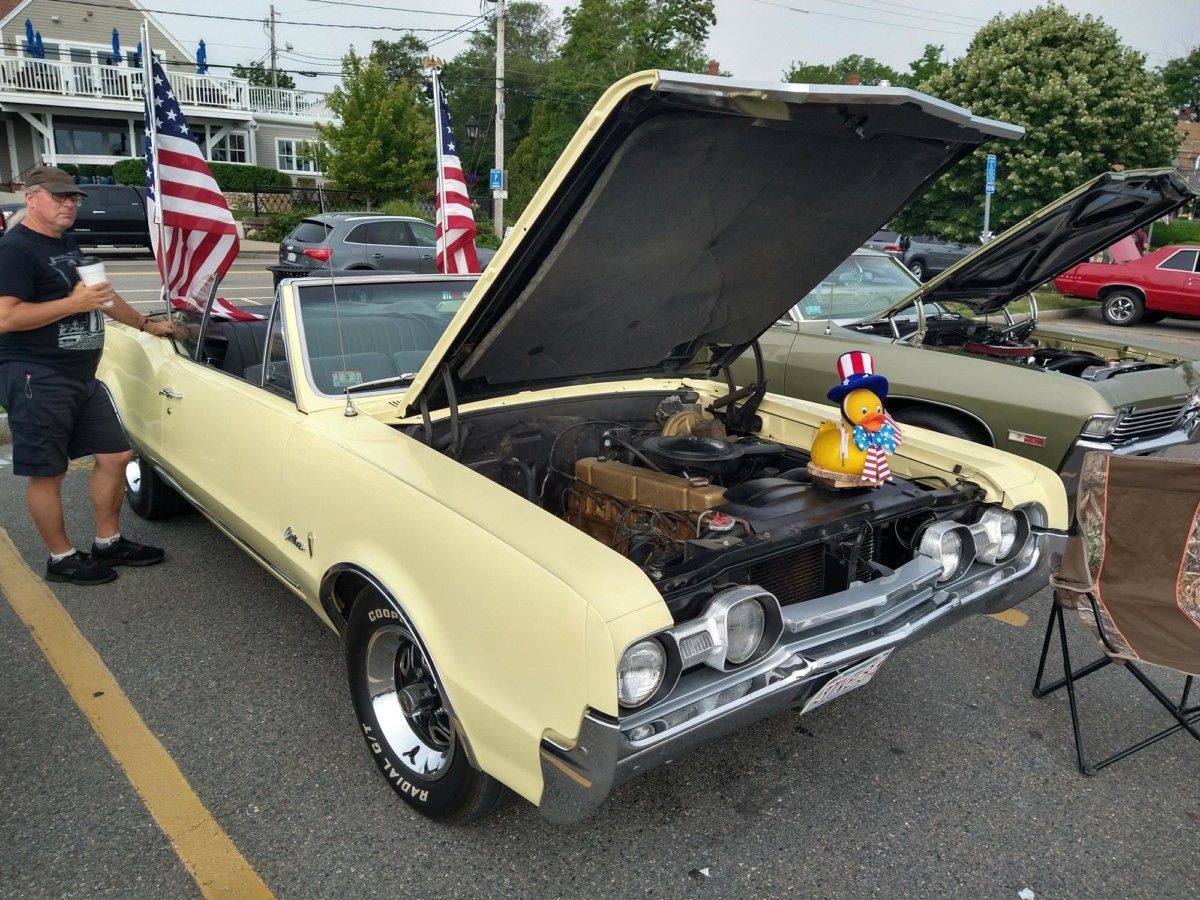 CC reader John Kelly sent me these pictures of a rare original 1967 Olds Cutlass convertible with a six and three speed manual transmission he found at a car show [&hellip;]