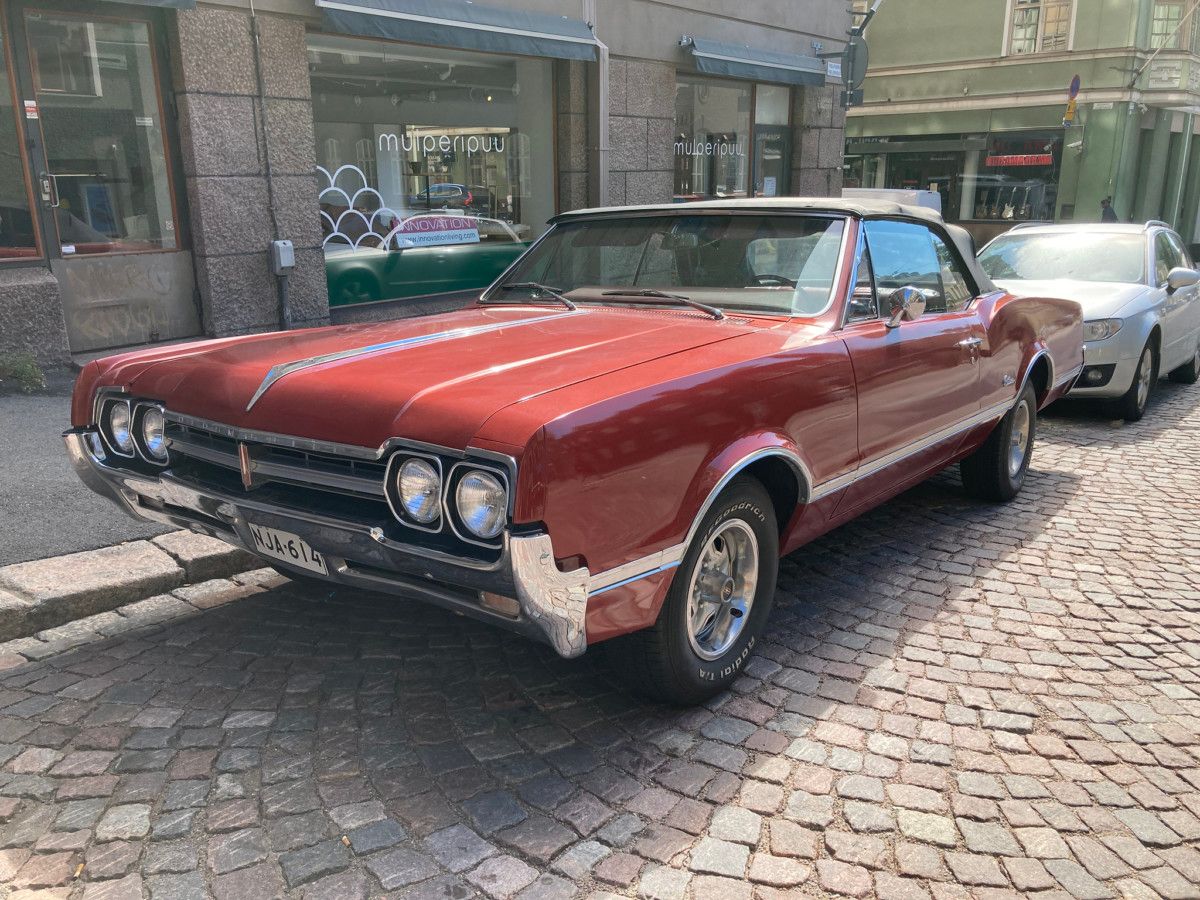 Cohort Pic(k) Of The Day: 1966 Oldsmobile Cutlass Convertible in Finland Images from the Cohort by Eric Clem.
