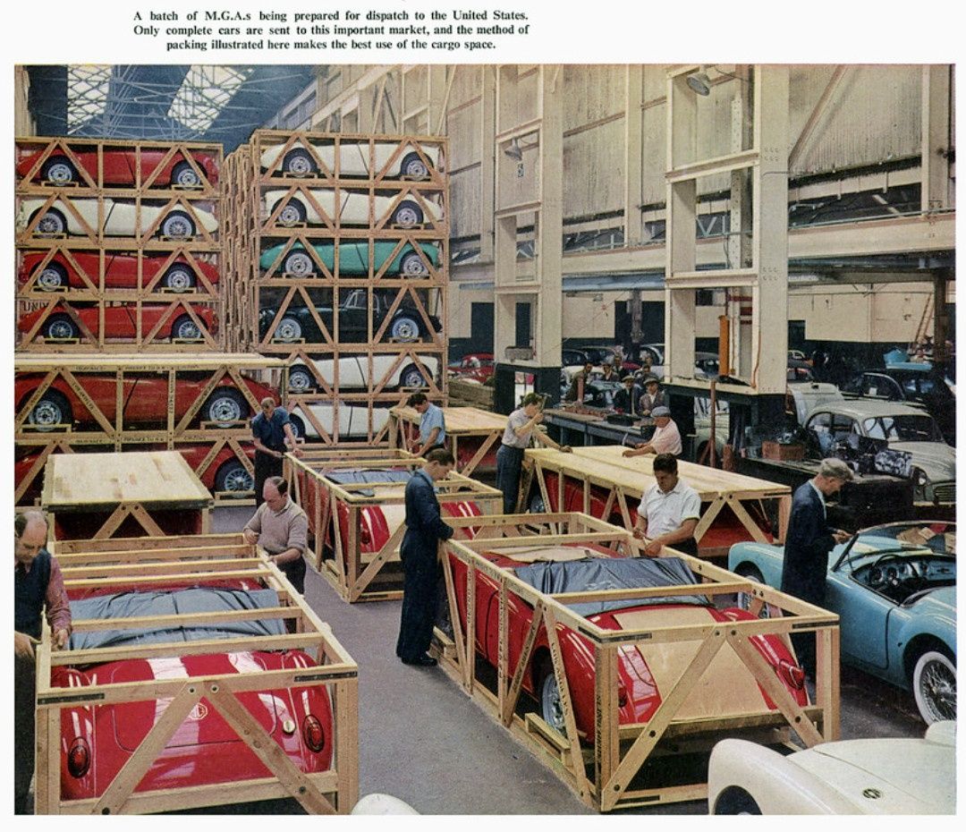 Vintage Promo Shots: MGAs In Crates, Ready For Shipping