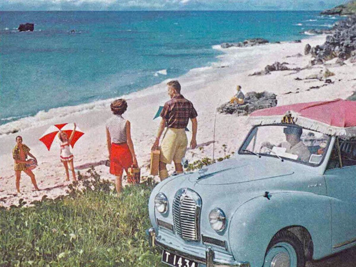 For our second installment of vintage auto-related travel ads, we’ll travel back to the 1950s and visit several places throughout North America – two ads from Canada, one from Bermuda, [&hellip;]