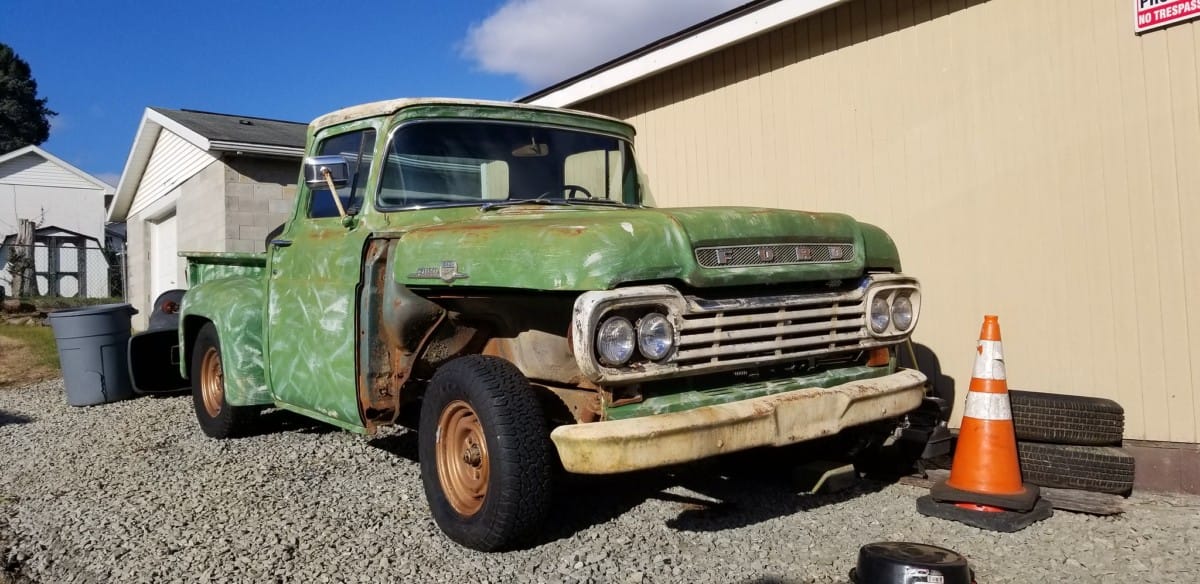 Photos from the Cohort by Hyperpack. There’s both natural and homemade aging on this ’59 Ford. The missing fender, dings, and rust are certainly the work of time. Meanwhile, the [&hellip;]