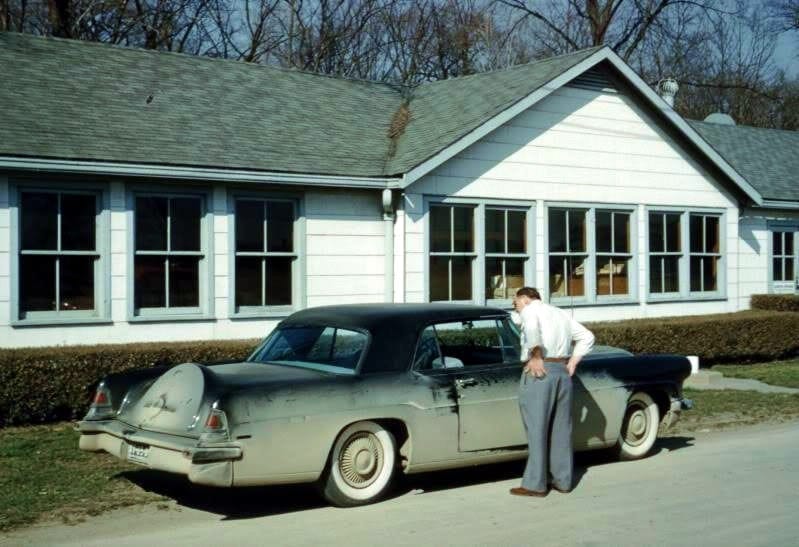 Wordless Vintage Snapshot: 1956-57 Continental Mark II – In Need Of A Wash