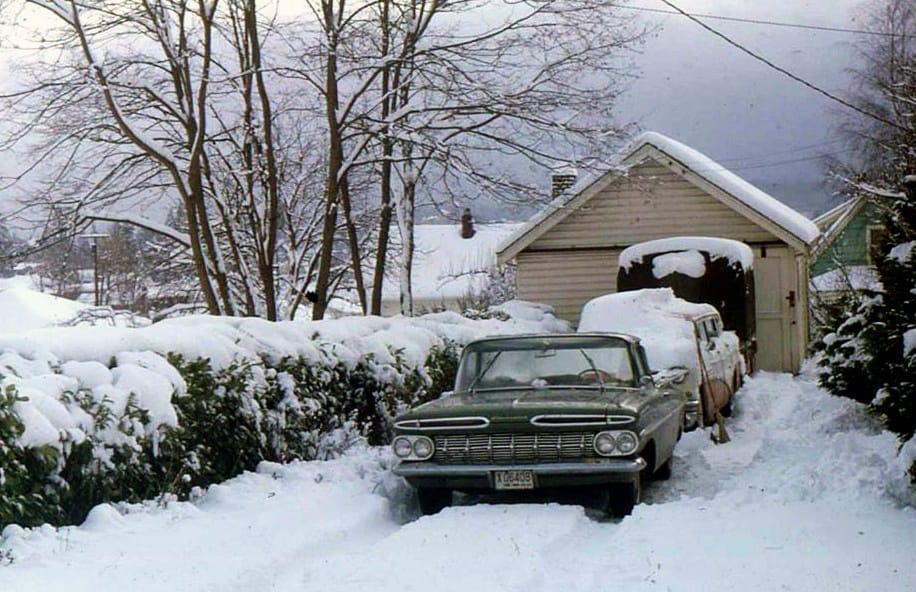 I’ve already posted a couple of vintage galleries with cars in driveways, all nicely parked in rather sunny settings (links below). The time has come for a winter edition of [&hellip;]