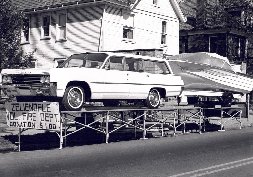 Fans of old wagons, here’s a missed chance about which there’s little to do now. The opportunity of winning a new ’63 Oldsmobile wagon, plus trailer and boat, all for [&hellip;]
