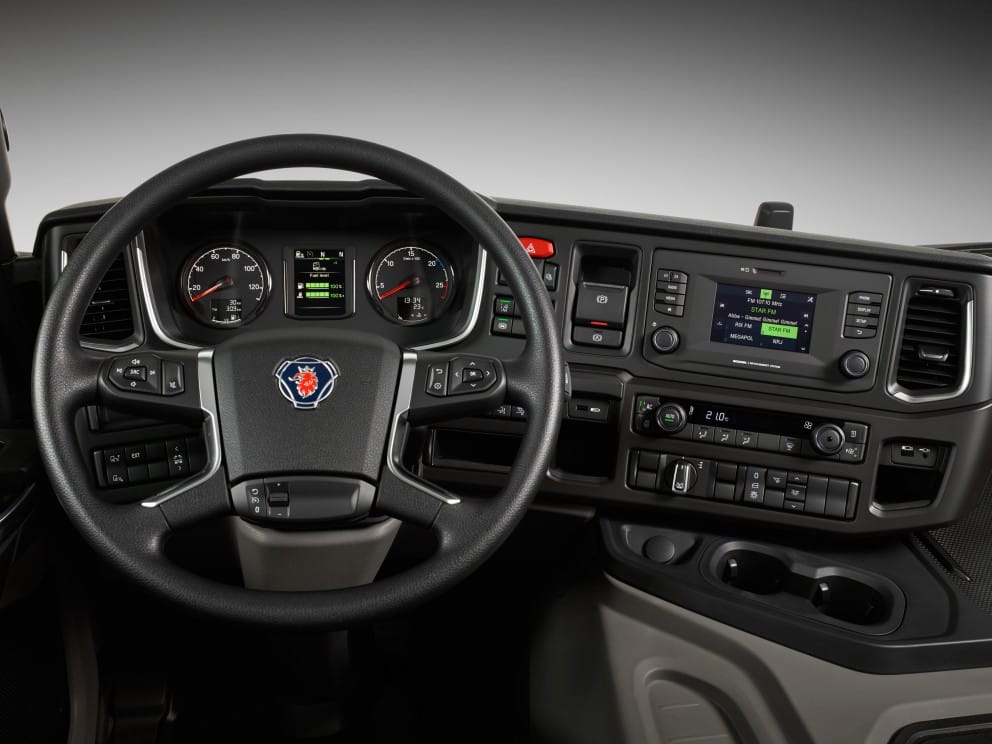 Scania P-series dashboard