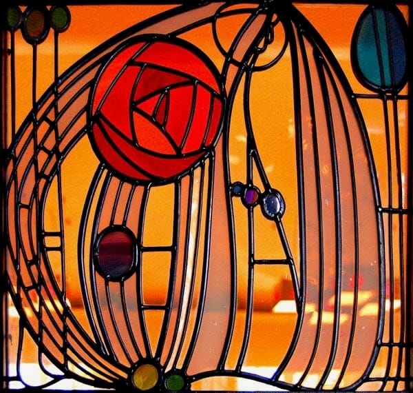 Bikes, Boats and Automobiles: Cycling the Erie Canal 2024 (Part 2) 16 mackintosh stained glass