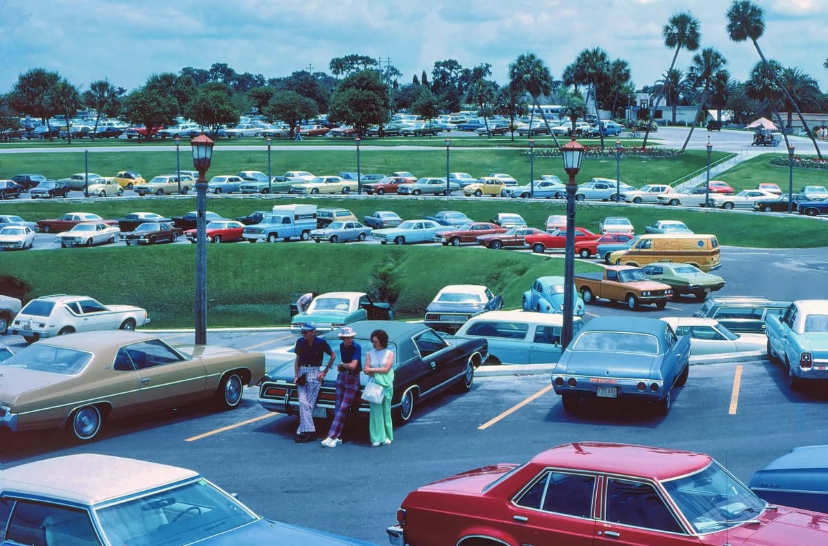 Vintage Snapshots: Parking Lots In The 1970s 35998581100 8987cf6707 k