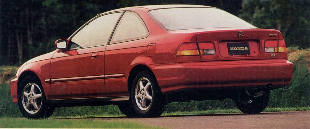 Honda Civic EX sedan, image from the brochure. Honda products in the American market had generally been so class-leading through the ’80s and ’90s, that when updates arrived the question [&hellip;]