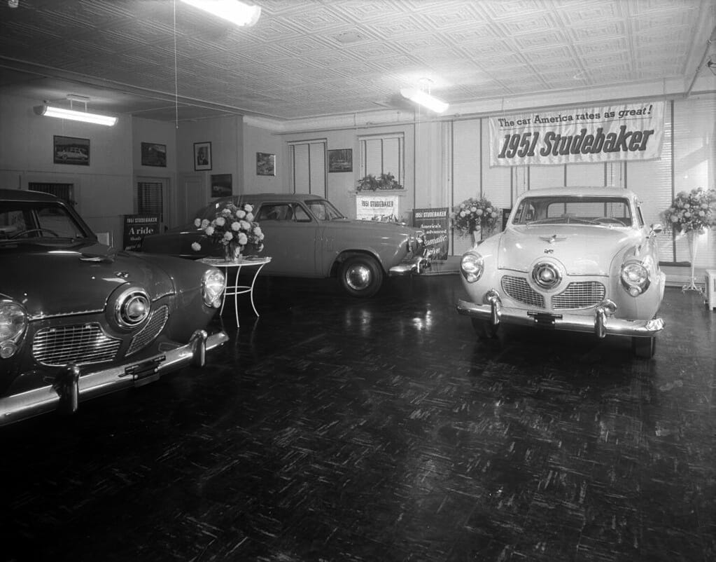 Today’s dealer visit is to Merriman Motors in Raleigh, North Carolina. We’ll start with this display of 1951 models in the showroom above, surrounded by prominent flower displays. It’s a [&hellip;]