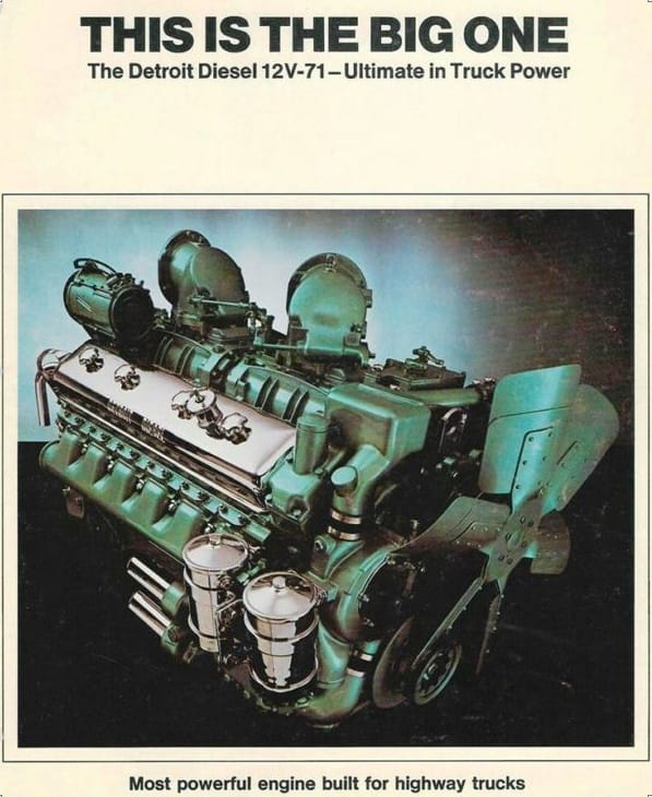 The Legendary Detroit Diesel V12 (12V-71) - The Most Powerful Engine Built For Highway Trucks In Its Time 7 v12 12