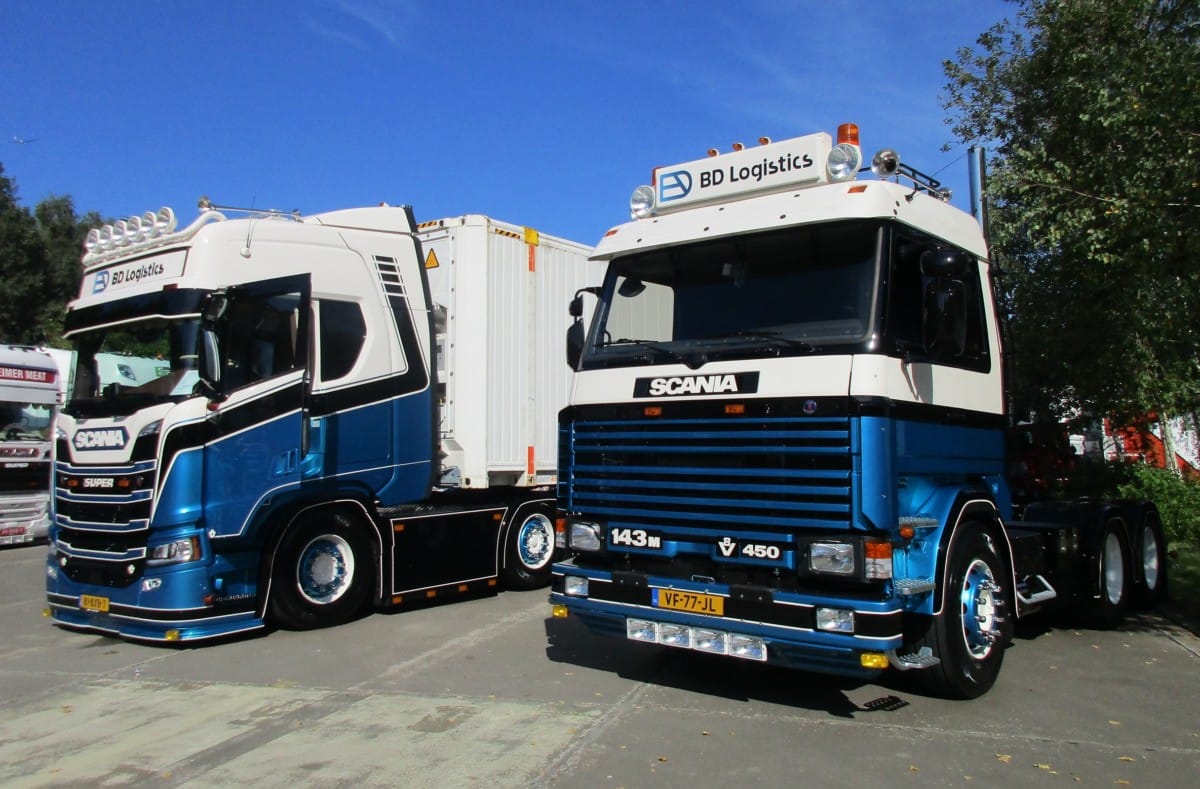 Thirty years of cabover progress, presented in one of the finest color schemes I’ve ever seen. BD Logistics’ pride and joy, a retired 1989 Scania 3-series 6×2 and a 2023 [&hellip;]